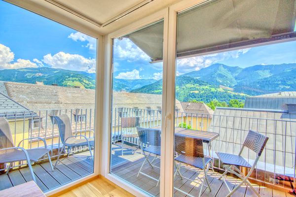  Penthouse Ari Zell am See - Balcony