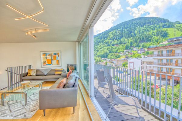 Penthouse Ari Zell am See - Living room