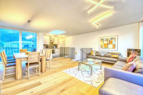  Penthouse Ari Zell am See - Living room