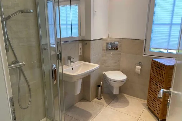 Gäste-WC  (ULM14a) Ferienhaus "Strandmuschel"