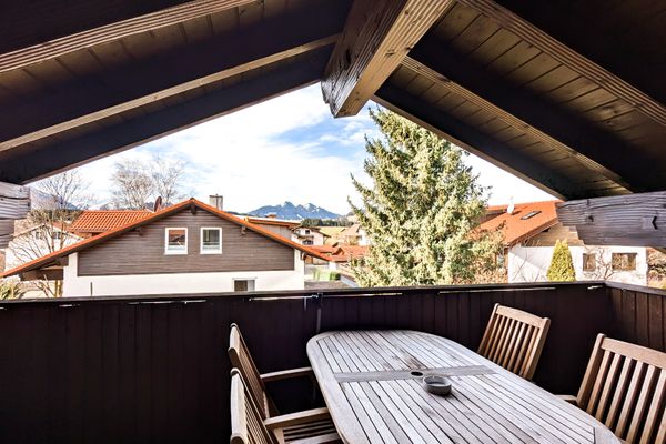  Ferienwohnung Edelsbergblick Ferienwohnungen in Hopferau - Balkon