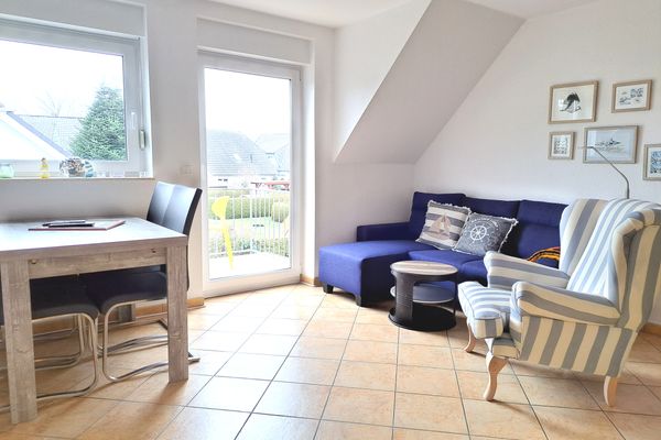  Zur Wellenwiese 22 Wohnung Kiebitz Zingst - Wohnzimmer