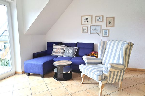  Zur Wellenwiese 22 Wohnung Kiebitz Zingst - Wohnzimmer