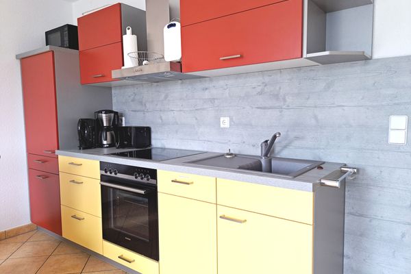  Zur Wellenwiese 22 Wohnung Kiebitz Zingst - Küche / Küchenzeile