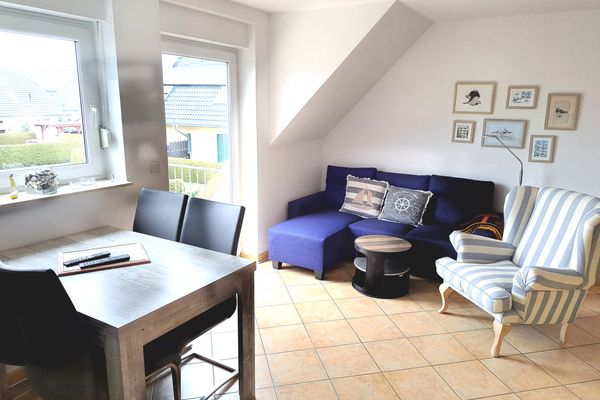  Zur Wellenwiese 22 Wohnung Kiebitz Zingst - Wohnzimmer