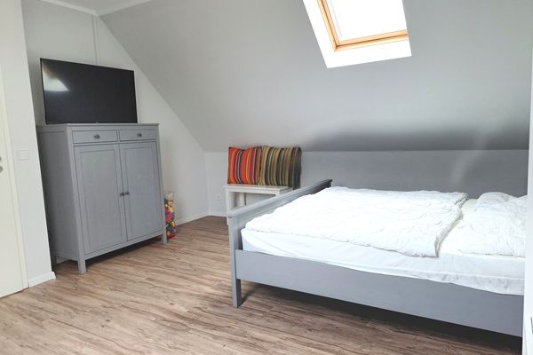  Zur Wellenwiese 22 Wohnung Kiebitz Zingst - Schlafzimmer