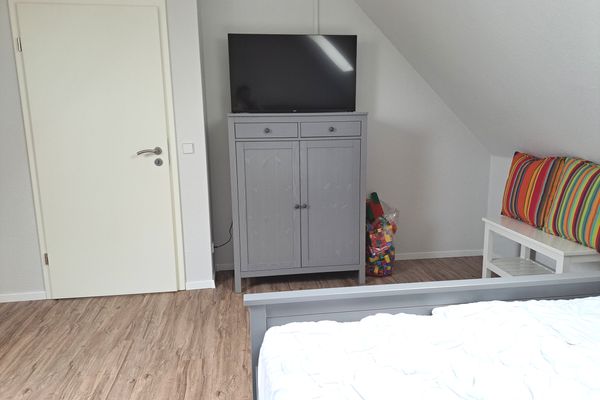  Zur Wellenwiese 22 Wohnung Kiebitz Zingst - Schlafzimmer