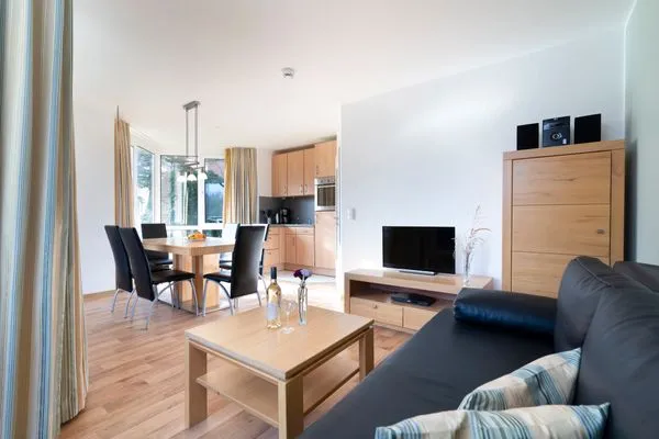 Wohnzimmer Wohnpark am Mühlenteich Ferienwohnung Nr. 29