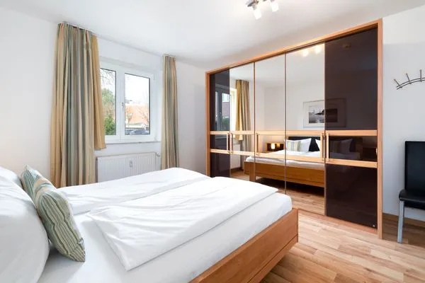 Schlafzimmer Wohnpark am Mühlenteich Ferienwohnung Nr. 29