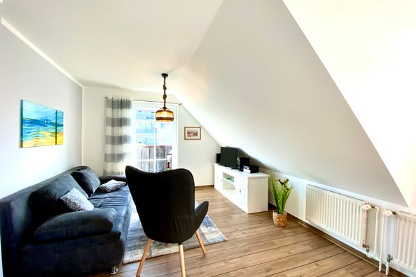  Hägerende 66 Haus Windrose Wohnung Ostwind Zingst - Wohnzimmer