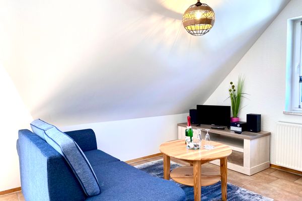  Hägerende 66a Haus Ankerplatz Wohnung Peildeck Zingst - Wohnzimmer