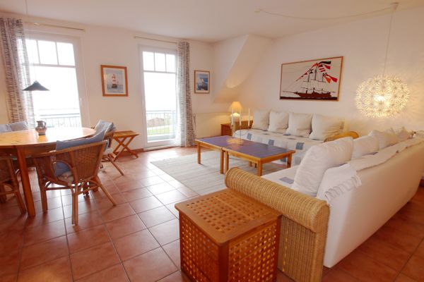 Boddenblick Wohnung 27 Zingst - Wohnzimmer