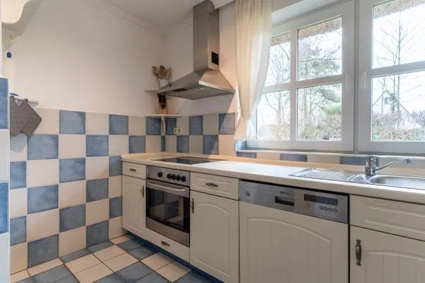 Haubarg Reetdachhaus Lüttje Haubarg SPO Dorf - 