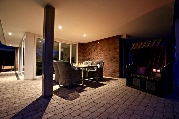 Villa Petersen Ankerplatz 3 Wangerooge - Terrasse