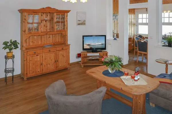 Wohnzimmer Weisses Rössl Ferienwohnung Wellenreiter