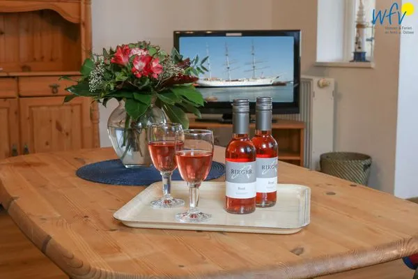 Wohnzimmer Weisses Rössl Ferienwohnung Wellenreiter