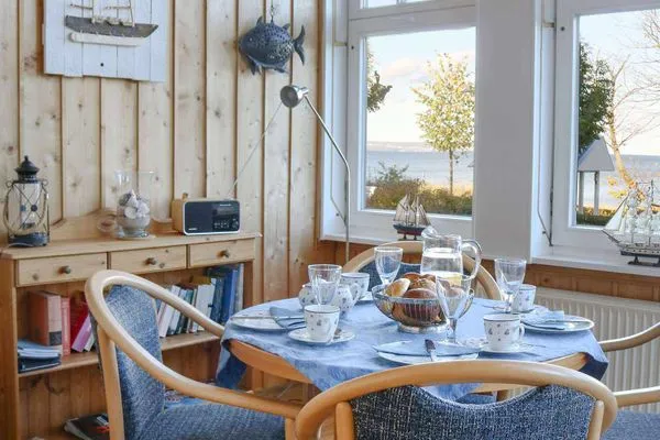 Wohnzimmer Weisses Rössl Ferienwohnung Seepferdchen