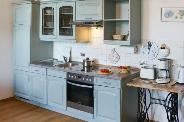 Küche / Küchenzeile Weisses Rössl Ferienwohnung Seepferdchen