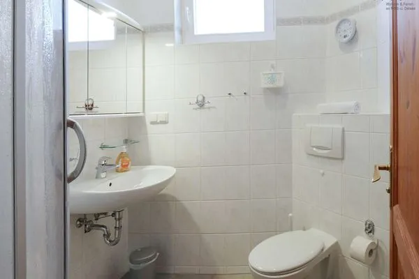 Badezimmer Weisses Rössl Ferienwohnung Seepferdchen