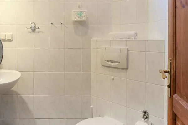 Badezimmer Weisses Rössl Ferienwohnung Seepferdchen