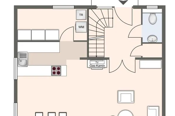 Ferienhaus Sommerhus Ferienhaus Sommerhus SPO Ording - Grundriss