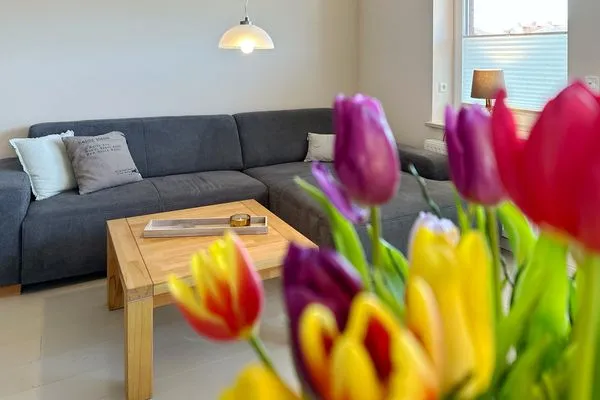 Wohnzimmer in der Ferienwohnung Ose in Wittdün auf Amrum  Ferienwohnung *Ose*