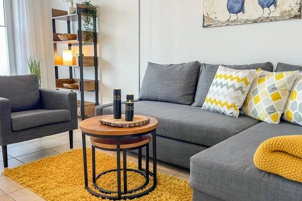 Haus am Waldbad FeWo Westwind 4 Sahlenburg - Wohnzimmer