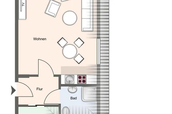 Beach Lodge Beach Lodge Appartement 3 SPO Ording - Grundriss