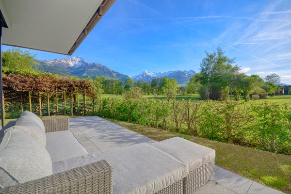  Appartement Golf & Glacier View  - Garten