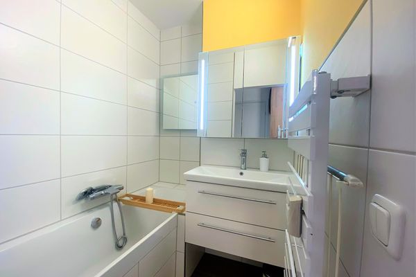  Ferienwohnung Bergblick Ferienwohnungen in Weissensee - Badezimmer