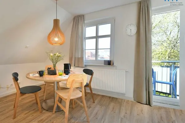 Schlafzimmer Haus am Dorfbrunnen Ferienwohnung Meer