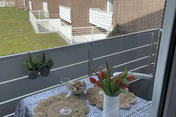 Balkon Haus Richthofenstraße 20 e Ferienwohnung Glück Ahoi