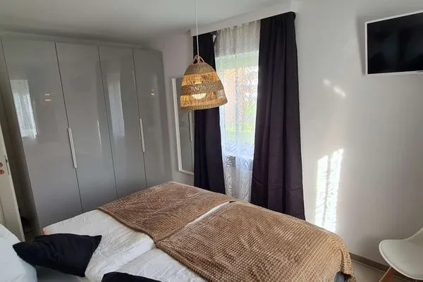 Schlafzimmer Haus Richthofenstraße 20 e Ferienwohnung Glück Ahoi