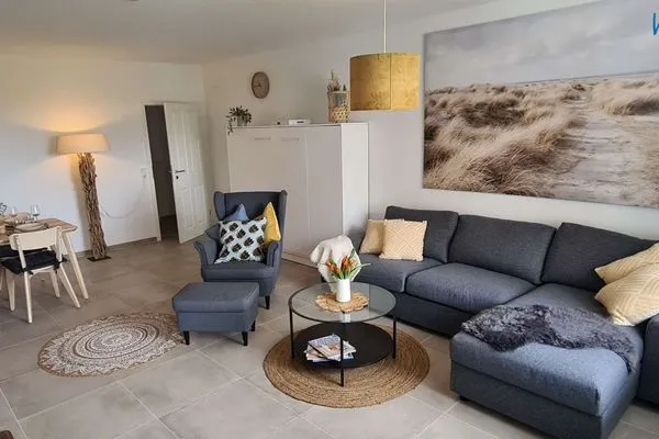 Wohnzimmer Haus Richthofenstraße 20 e Ferienwohnung Glück Ahoi