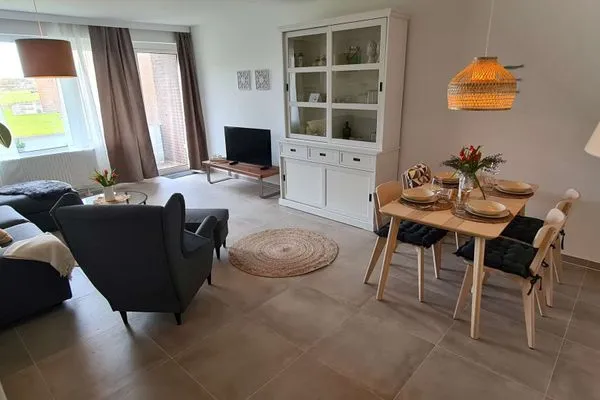 Wohnzimmer Haus Richthofenstraße 20 e Ferienwohnung Glück Ahoi