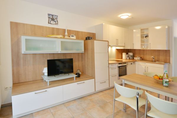  Ferienwohnung Mittelpunkt - Haus Mittelpunkt Wangerooge - Wohnzimmer