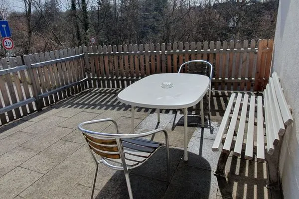 Terrasse  Ferienwohnung "Amperschlucht"