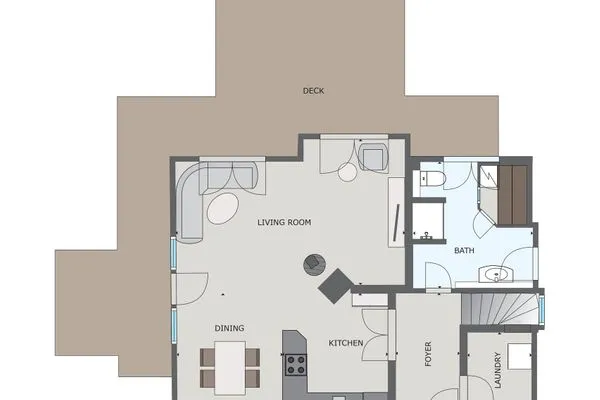 Grundriss  Ferienhaus Haubenlerche 20