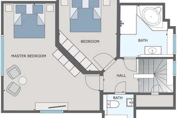 Grundriss  Ferienhaus Haubenlerche 20
