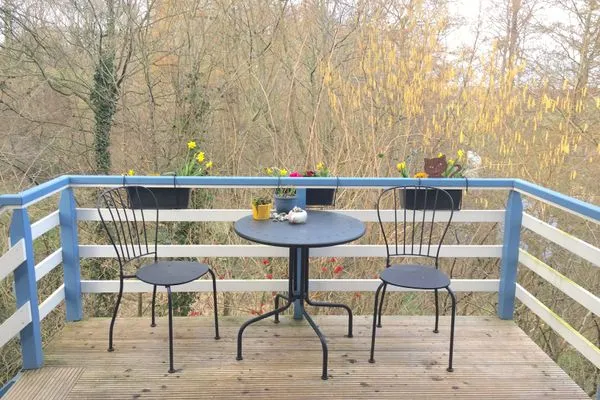 Balkon  Ferienwohnung "Wasserburg"