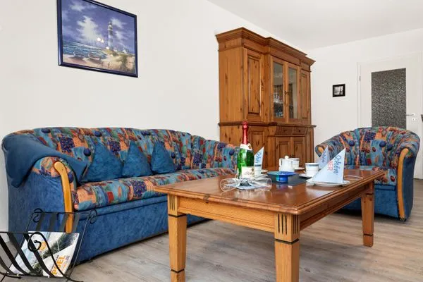 Wohnzimmer Ostsee Residenz Meeresblick Albatros