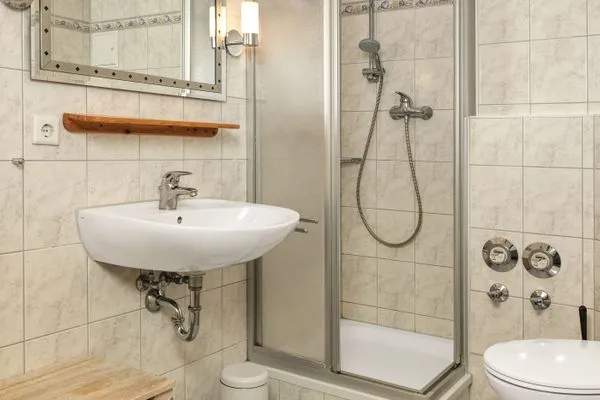 Badezimmer Ostsee Residenz Meeresblick Albatros