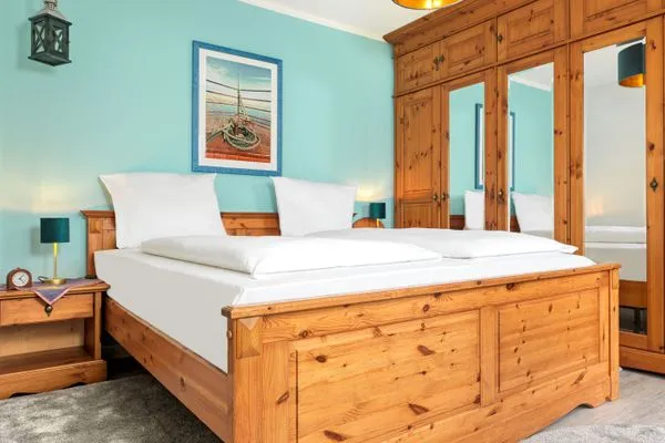 Schlafzimmer Ostsee Residenz Meeresblick Albatros