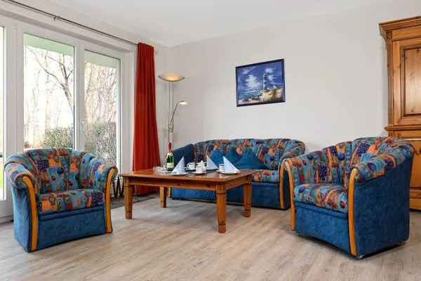 Wohnzimmer Ostsee Residenz Meeresblick Albatros