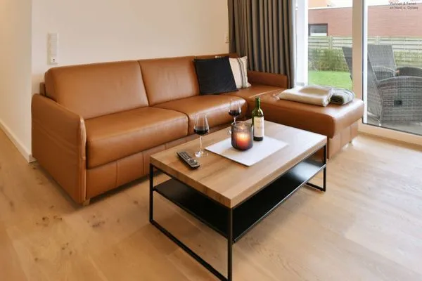 Wohnzimmer Villa Petersen Ferienwohnung 2