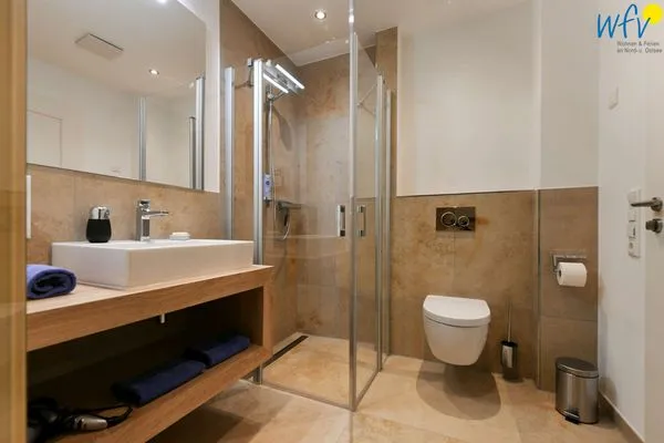 Badezimmer Villa Petersen Ferienwohnung 2