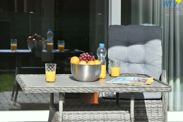 Terrasse Villa Petersen Ferienwohnung 2