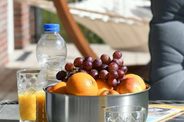 Terrasse Villa Petersen Ferienwohnung 2