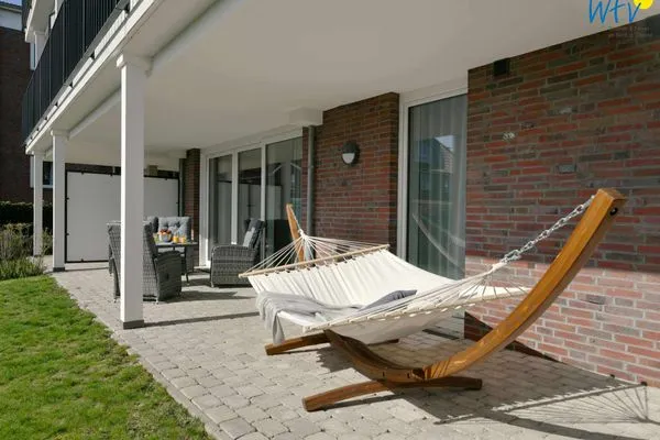 Terrasse Villa Petersen Ferienwohnung 2