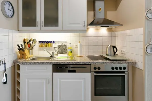 Küche / Küchenzeile Haus Bahnhofstraße 11a Ferienwohnung 7